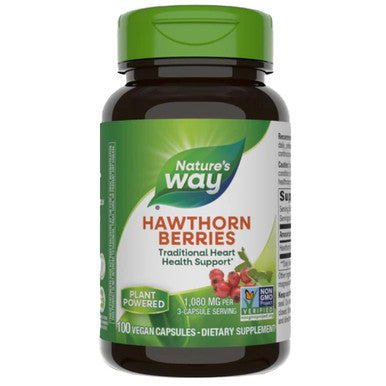 Natures Way Hawthorn Berries 100 vegan capsules