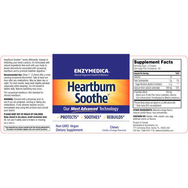 EnzyMedica Heartburn Soothe 42 chews