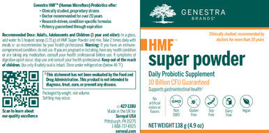 Genestra HMF Super Powder 138g (4.9oz)