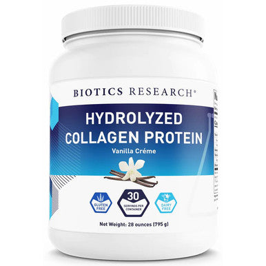 Biotics Hydrolyzed Collagen Protein Vanilla 28 oz. (795g)