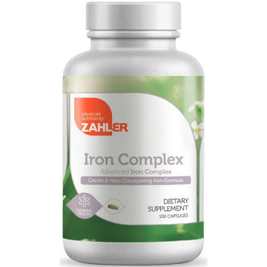 Advanced Nutrition by Zahler Iron Complex 100c