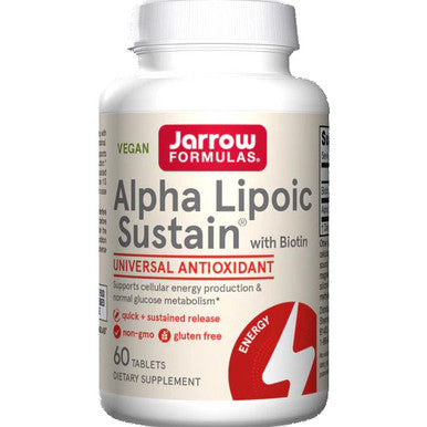 Jarrow Formulas Alpha Lipoic Sustain (with biotin) 300mg 60 Tablets