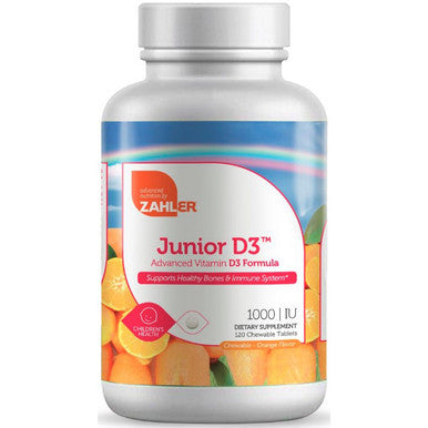 Advanced Nutrition by Zahler Junior D3 120 chewable tablets