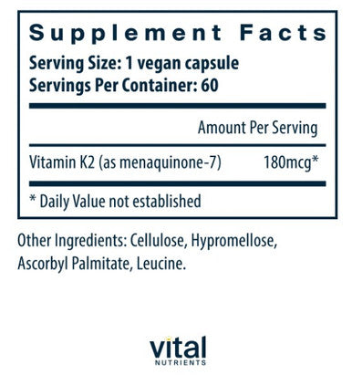 Vital Nutrients K2-7 60c