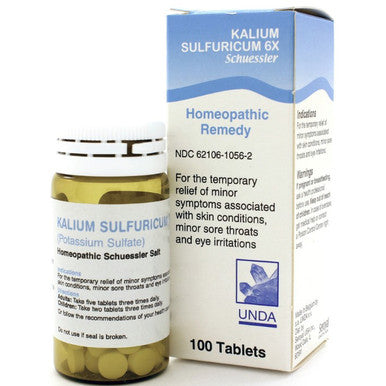 UNDA Kalium Sulfuricum 6X 100 Tablets