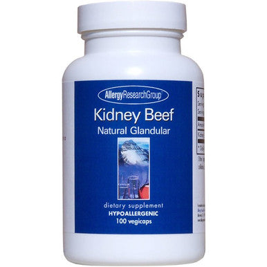 Allergy Research Group Kidney Beef Natural Glandular 100c