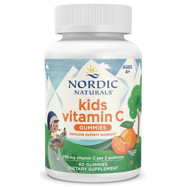 Nordic Naturals Kids Vitamin C Gummies 60 count Tangerine Flavor