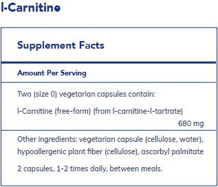 Pure Encapsulations L-Carnitine 60c