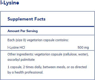 Pure Encapsulations L-Lysine 270c