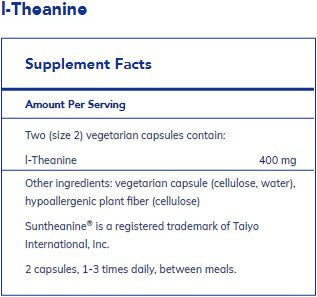 Pure Encapsulations L-Theanine 60c