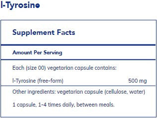 Pure Encapsulations l-Tyrosine 90c