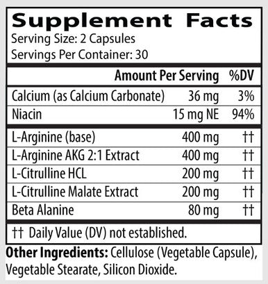 Neurobiologix L-Arginine Plus 60c