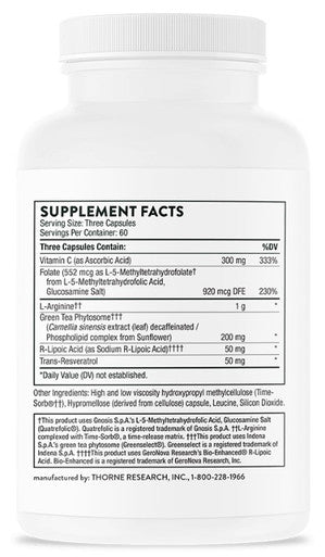 Thorne L-Arginine Plus (Formerly Perfusia Plus) 180c