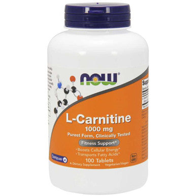 Now Foods L-Carnitine 1000mg 100t