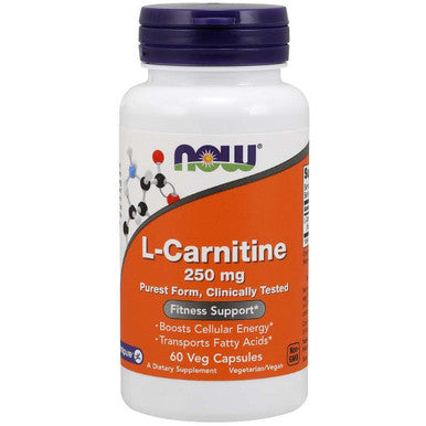 Now Foods L-Carnitine 250mg 60vc