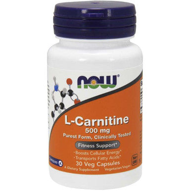 Now Foods L-Carnitine 500mg 30vc