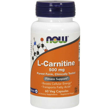 Now Foods L-Carnitine 500mg 60vc