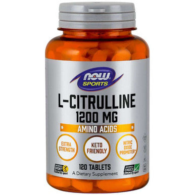 Now Foods L-Citrulline 1,200 mg Extra Strength 120t