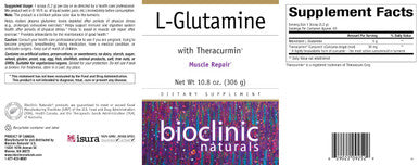 Bioclinic Naturals L-Glutamine Powder 10.8 oz (306 g)