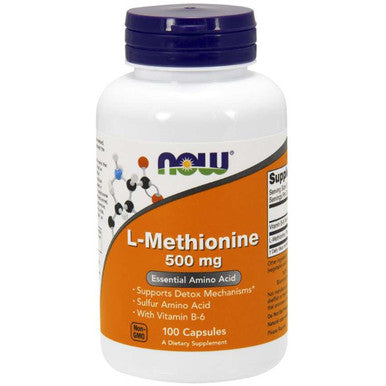 Now Foods L-Methionine 500mg 100c