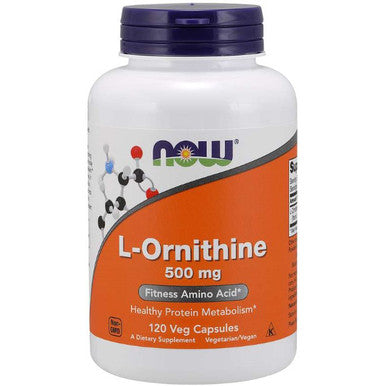 Now Foods L-Ornithine 500mg 120vc