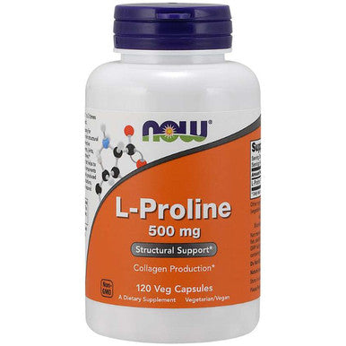 Now Foods L-Proline 500mg 120vc