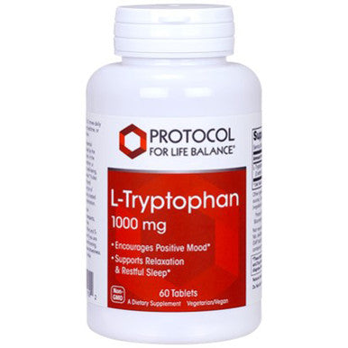 Protocol for Life Balance L-Tryptophan 1000mg 60T