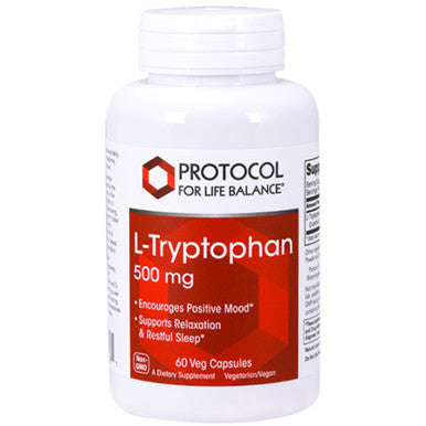 Protocol for Life Balance L-Tryptophan 500mg 60vc