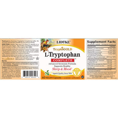 Lidtke Technologies L-Tryptophan Complete 120c