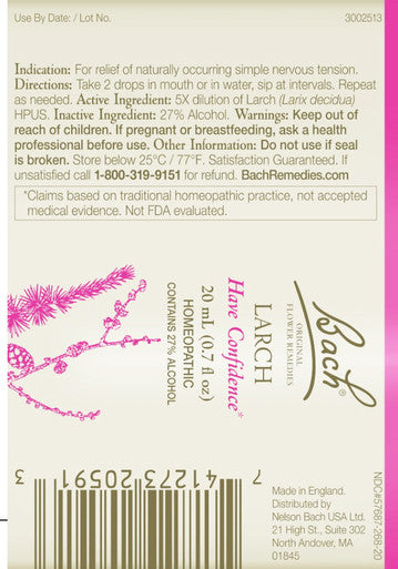 Bach Flower Remedies Larch 20ml