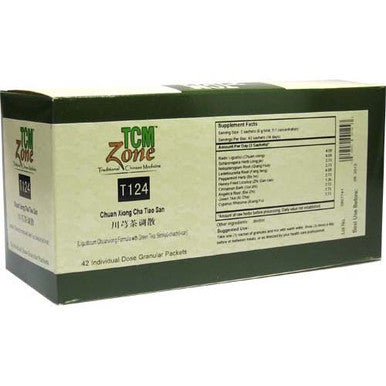 TCM Zone Chuan Xiong Cha Tiao San T124G (Ligusticum Chuanxiong Formula with Green Tea) 42 packets