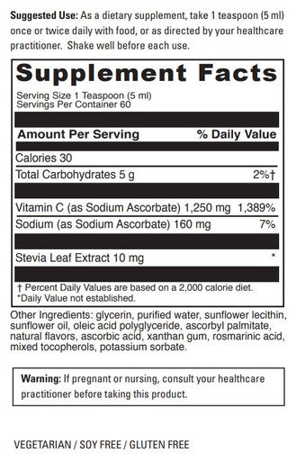 DaVinci Laboratories Liposomal C 10.15oz (300ml) 60 servings