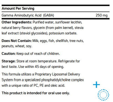 NuMedica Liposomal GABA 2 oz.