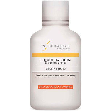 Integrative Therapeutics Liquid Calcium Magnesium 2:1 Orange Vanilla 16oz.