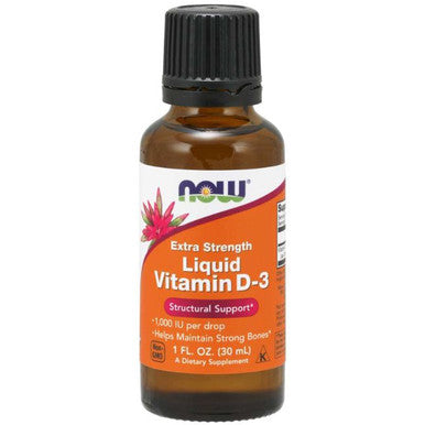 Now Foods Liquid Vitamin D-3 Extra Strength 1 oz.