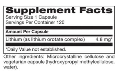 Neurobiologix Lithium Orotate 120c