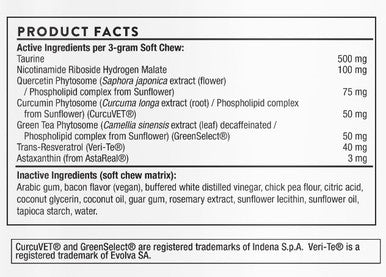 Thorne Vet Longevity Complex 90 Soft Chews