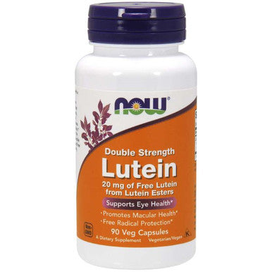 Now Foods Lutein 20mg Double Strength 90vc