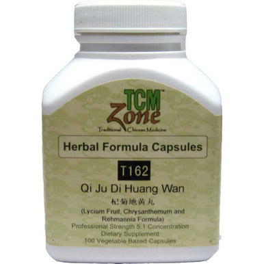 TCM Zone Qi Ju Di Huang Wan T162C (Lycium Fruit, Chrysanthemum and Rehmannia) 100c