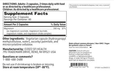 SFI Health Mag Complete 120c