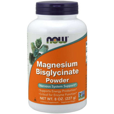 Now Foods Magnesium Bisglycinate Powder 8 oz.