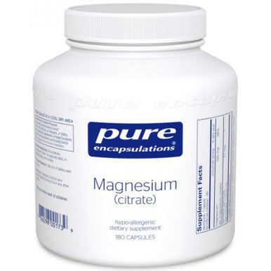 Pure Encapsulations Magnesium (citrate) 180c