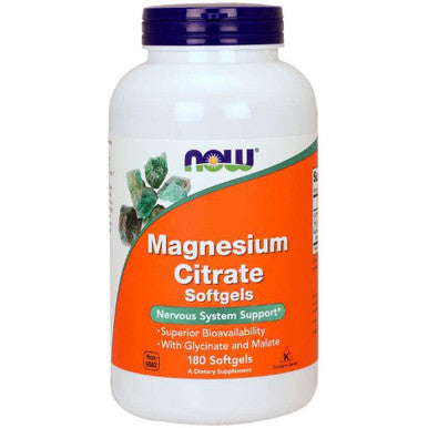 Now Foods Magnesium Citrate 180sg