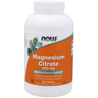 Now Foods Magnesium Citrate 200mg 250t