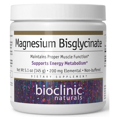 Bioclinic Naturals Magnesium Bisglycinate Powder 5.1 oz