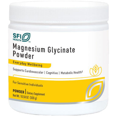 SFI Health Magnesium Glycinate Powder 300 grams (10.58oz)