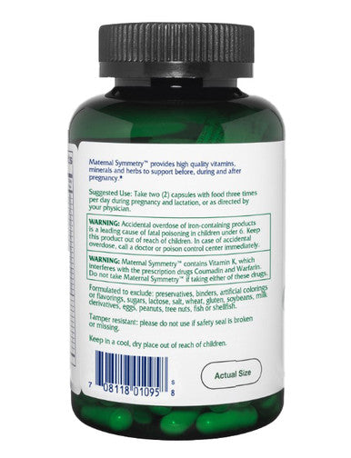 Vitanica Maternal Symmetry 180 vegan capsules