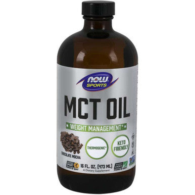 Now Foods MCT Oil Liquid Chocolate Mocha 16 oz.