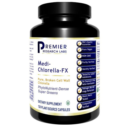 Premier Research Labs Medi Chlorella-FX 120 plant-source capsules