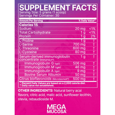 Microbiome Labs MegaMucosa Powder 5.5 oz